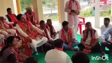 गनाेड़ा: गनोड़ा में भारतीय जनता पार्टी के तत्वावधान में विकसित भारत रोजगार, आजीवन मिशन की गारंटी योजना की कार्यशाला