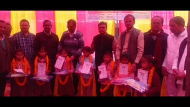 निज़ामाबाद: तहबरपुर में 'हमारा आंगन–हमारे बच्चे' कार्यक्रम के तहत ब्लॉक कार्यशाला का आयोजन किया गया