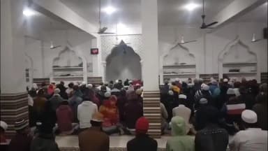 कैरो: कैरो प्रखंड में शब-ए-बारात श्रद्धा से मनाया गया, मस्जिद में विशेष नमाज अदा की गई