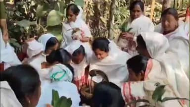 মৰিগাঁও: কোমোৰাগুৰিত ২০ যুৰা ধৰা কইনাৰ বিবাহ সম্পন্ন