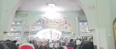 शबे ए बरात त्योहार पर मुरवास की मदरसे में जलसे का प्रोग्राम देर रात तक चलता रहा.