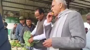 थानेसर: गुजरात के कृषि मंत्री जीतू भाई वधानी कुरुक्षेत्र पहुंचे, प्राकृतिक खेती फार्म का किया दौरा