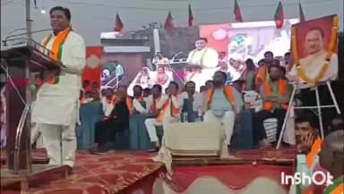 चाकूर: जिल्ह्यात निवडणूक रणधुमाळीला वेग;माजी मंत्री बसवराज पाटील मुरूमकर यांचा जिल्हाभर झंझावाती प्रचार,नागरिकांचा प्रतिसाद