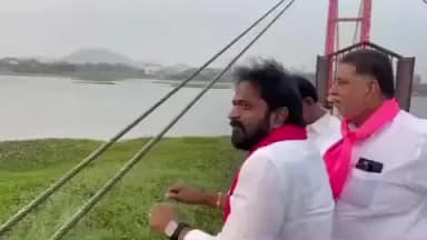 మహబూబ్ నగర్ అర్బన్: జిల్లా కేంద్రంలోని ట్యాంక్ బండ్ వద్ద దుస్థితి చూసి కంటతడి పెట్టుకున్న మాజీ మంత్రి శ్రీనివాస్ గౌడ్