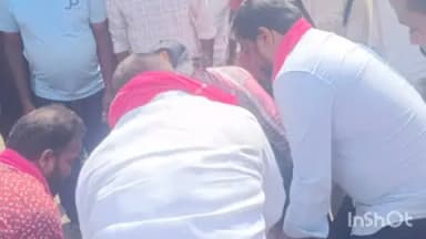 కొడంగల్: కొడంగల్ చౌరస్తా సమీపంలో రోడ్డు ప్రమాదంలో వ్యక్తికి గాయాలు, ఆస్పత్రికి తరలింపు