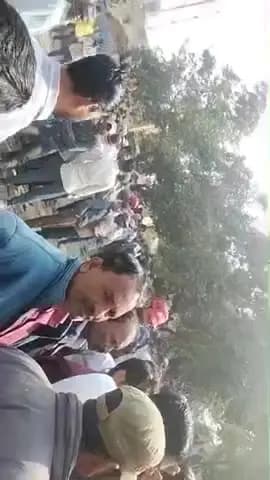 Nagda Eid ke Bhatta majdur Ho Gaye road per Khad