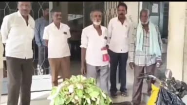 ಮಧುಗಿರಿ: ಮಧುಗಿರಿಯ ಅಧಿಕಾರಿಗಳಿಗೆ ಲಂಚವಾಗಿ ನೀಡಲು ಬೆಳದ ಮೂಲಂಗಿಯನ್ನೇ ತಂದೆ ರೈತ