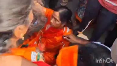 జమ్మికుంట: జమ్మికుంట లో కేంద్ర హోంశాఖ సహాయ మంత్రి బండి సంజయ్ ఎన్నికల ప్రచారంలో అపశృతి