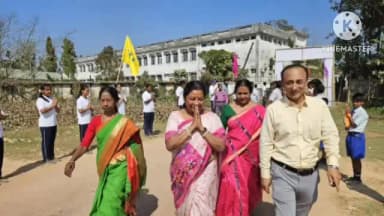 তেলিয়ামুড়া: তেলিয়ামুড়া দ্বাদশ শ্রেণী বিদ্যালয়ের বার্ষিক ক্রীড়া প্রতিযোগিতা অনুষ্ঠিত হয় বিদ্যালয় মাঠে, উপস্থিত ছিলেন বিধায়িকা