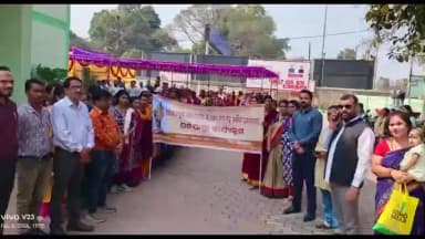 ସୋନପୁର: ସର୍ଦ୍ଦାର ବଲ୍ଲଭଭାଇ ପଟେଲ ଙ୍କ ୧୫୦ ତମ ଜନ୍ମ ବାର୍ଷିକୀ ଅବସରରେ ସଦର ପଞ୍ଚାୟତ ସମିତି ପକ୍ଷରୁ ସହରରେ ପଦଯାତ୍ରା ଅନୁଷ୍ଟି