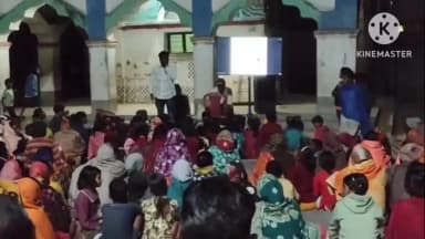 আড়শা: শিব মন্দির প্রাঙ্গণে উন্নয়নের সংলাপ কর্মসূচি তৃণমূল কংগ্রেসের