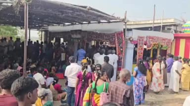 ஓட்டப்பிடாரம்: அய்யனார்புரம் ஸ்ரீ பச்சை பெருமாள் அய்யனார் பச்சை வடிவ அம்பாள் ஆலய மகா கும்பாபிஷேக விழா ஏராளமான பக்தர்கள் பங்கேற்பு