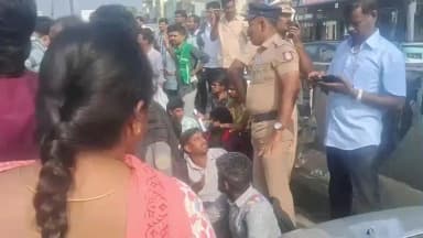 அமைந்தகரை: கல்லூரிகளில் அமைக்கப்பட்ட தேர்வு மையத்திற்கு வந்த தேர்வர்களுக்கு காத்திருந்த அதிர்ச்சி - சாலையில் அமர்ந்து தர்ணாவில் ஈடுபட்ட சோகம்