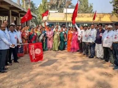 విజయవాడలో జరగనున్న రాష్ట్ర ఎన్నికలు, ర్యాలీకి కదిలిన నరసరావుపేట ఎన్జీజీవోలు