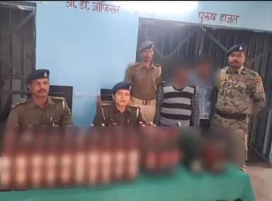 परबत्ता: भरतखंड थाना पुलिस की बड़ी कार्रवाई, 42 लीटर विदेशी शराब के साथ दो तस्कर गिरफ्तार