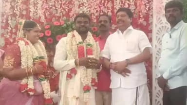 விக்கிரவாண்டி: ஆவுடையார்பட்டு திமுக நிர்வாகி இல்லத் திருமண விழாவில் கலந்து கொண்ட சட்டமன்ற உறுப்பினர்