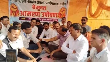 तुमसर: रस्ता दुरुस्तीसाठी चुल्हाडमध्ये 'आरपारची लढाई'; तहसीलदारांच्या आश्वासनानंतरही उपोषण सुरूच!