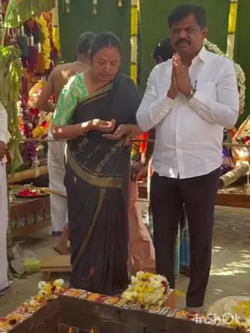 ತರೀಕೆರೆ: ಸ್ಟೇಷನ್ ದುಗ್ಲಾಪುರದ ಪ್ರಸನ್ನ ಗಣಪತಿ ಪ್ರವೇಶೋತ್ಸವದಲ್ಲಿ ಶಾಸಕ ಶ್ರೀನಿವಾಸ್ ಭಾಗಿ.!