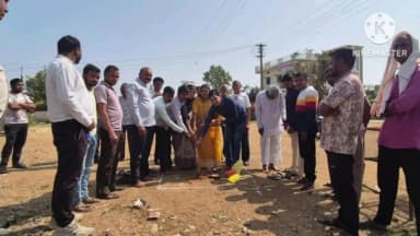 साकोली: धुसाळा येथे विकासकामांचा धडाका; स्वागत गेट व तलाठी कार्यालयाचे भूमिपूजन थाटात संपन्न