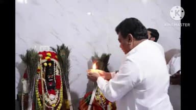 ಬಬಲೇಶ್ವರ: ಪಟ್ಟಣದಲ್ಲಿ ಈರಮ್ಮದೇವಿ ಹಾಗೂ ವೀರಭದ್ರೇಶ್ವರ ದೇವಸ್ಥಾನದ ಕಳಸಾರೊಹಣ ಕಾರ್ಯಕ್ರಮ ಉದ್ಘಾಟಿಸಿದ ಸಚಿವ ಎಂಬಿ ಪಾಟೀಲ್