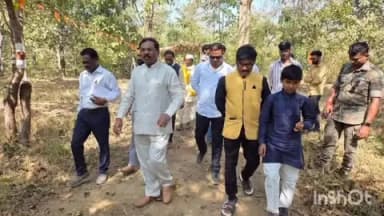 गडचिरोली: चुरचुरा येथे गजानन महाराज प्रकट दिनानिमित्त आयोजित यात्रा महोत्सवात माजी खासदार अशोक नेते यांची भेट व दर्शन