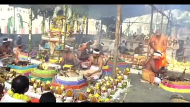 வாலாஜாபாத்: திம்மராஜம்போட்டை உள்ள வடரமேஸ்வரம் கோவிலில் கும்பாபிஷேக விழா நடைபெற்றது