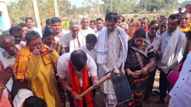 ସୋହେଲା: ସାର୍ଗୁଣା ପାଲି ଠାରେ ଆଜି ରାମ ମନ୍ଦିର ର ଶୁଭ ଭୂମିପୂଜନ କାର୍ଯ୍ୟକ୍ରମରେ ଯୋଗଦେଲେ ଭଟଲି ବିଧାୟକ ଇରାଶିଷ ଆଚାର୍ଯ୍ୟ