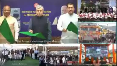 Hon’ble CM of Mizoram, Shri @Lal_Duhoma and Hon’ble MR Shri @AshwiniVaishnaw flagged off the Sairang - Silchar New Train Service, strengthening Rail connectivity between Mizoram and Assam.
#RailInfra4Northeast
