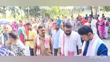 দেৰগাঁও: দেৰগাঁৱৰ পূৱ ব্ৰহ্মপুত্ৰত গোলাঘাট জিলা বিজেপিৰ সভাপতি চন্দ্ৰজ্যোতি ঠাকুৰৰ উপস্থিতিত সাংগঠনিক সভা