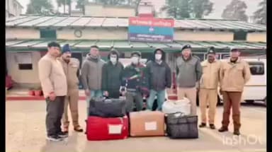 रानीखेत: रानीखेत में 66 किलो गांजे के साथ तीन तस्कर गिरफ्तार, पुलिस ने चेकिंग के दौरान अशोक द्वार के पास से पकड़ा