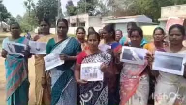 ஆண்டிமடம்: நாகம்பந்தல் கிராமத்தில் புதிய மேல்நிலை நீர்த்தேக்க தொட்டி கட்டி தரக்கோரி, சேவை மையத்தை முற்றுகையிட்ட பொதுமக்கள்