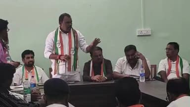 સાગબારા: સાગબારા,ડેડીયાપાડા તાલુકામાં ગુજરાત પ્રદેશ કોંગ્રેસ સમિતિ દ્વારા જન આક્રોશ યાત્રા અનુસંધાને સર્કિટહાઉસ ખાતે બેઠક