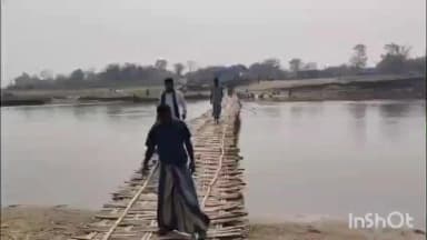 बैसि: उदासीनता: चचरी पुल के भरोसे 20 हजार की आबादी, परमान नदी पर हर साल बह जाता है चचरी पुल