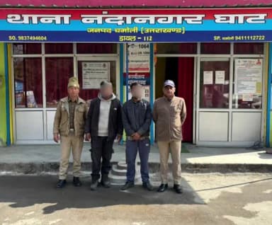 घाट: नंदानगर क्षेत्र में शराब पीकर हुडदंग कर रहे 2 युवकों को नंदानगर पुलिस ने किया गिरफ्तार