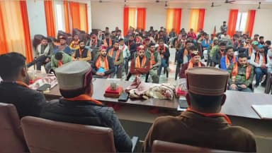 भटवाड़ी: ज्ञानसू स्थित भाजपा कार्यालय में विकसित भारत 2047 के लक्ष्य को साकार करने के लिए बजट युवा सम्मेलन का आयोजन किया गया