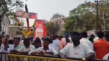 उप महापौर राजेंद्र जंजाळ यांच्या स्वागताच्या बॅनर वरून पालकमंत्री यांचा फोटो गायब; व्हिडिओ झाला समाज माध्यमांवर व्हायरल