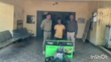 भटगांव में गोदाम का ताला तोड़कर चोरी व आगजनी, आरोपी सीसीटीवी में कैद