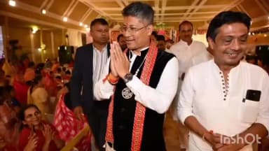 মৰিগাঁও: জাগীৰোডত ধৰ্মীয় অনুষ্ঠান 'পঞ্চকল্যাণক' প্ৰতিষ্ঠা মহোৎসৱত অংশগ্ৰহণ কৰে মন্ত্ৰী পীযুষ হাজৰিকাই