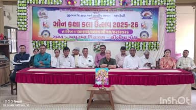 લીલીયા: અમૃતબા વિદ્યાલય માં ઝોન કક્ષા નો કલા ઉત્સવ યોજાઈ ગયો.
