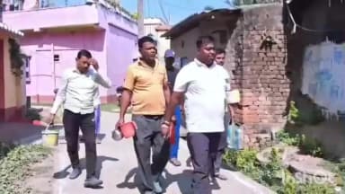 গলসি ১: উচ্চ গ্রাম পঞ্চায়েতের রামপুর ও গলি গ্রামে বিজেপির দেওয়াল লিখন শুরু করল