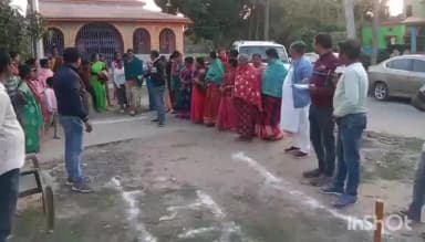 পোলবা-দাদপুর: পোলবার আমদাবাদ শীতলা শিব দুর্গা মন্দির প্রাঙ্গনে খেলা হবে কর্মসূচিতে উপস্থিত বিধায়ক