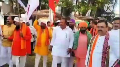 ವಿಜಯಪುರ: ನಗರದಲ್ಲಿ ಸಂತ ಸೇವಾಲಾಲ ಮಾಲಾಧಾರಿಗಳ ಬೃಹತ್ ಮೆರವಣಿಗೆ ಜರುಗಿತು