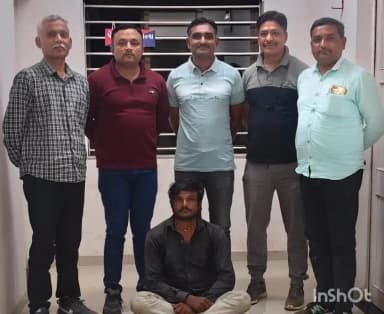 બાબરા: બાબરા કેબલ વાયર ચોરી કેસમાં 10 મહિનાથી ફરાર આરોપી ઝડપાયો