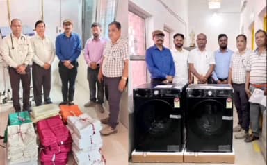 घरघोड़ा: एसडीएम की पहल रंग लाई, SECL और NTPC के सहयोग से घरघोड़ा अस्पताल को मिली 350 बेडशीट और 2 वॉशिंग मशीन