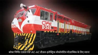 🇮🇳 से 🇲🇿 तक विश्वास की रेल 🚄
3300 HP अत्याधुनिक केप गेज लोकोमोटिव मोज़ाम्बिक को आपूर्त
बरेका, भारत का उभरता वैश्विक लोकोमोटिव निर्यात केंद्र।
#ProudMoment #IndianRailways #MadeInIndia #MarvellousEngineering @railminindia