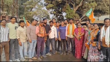 नारायणपुर: नारायणपुर के जयस्तंभ चौक पर बीजेपी ने कांग्रेस का पुतला दहन किया, राष्ट्र की गरिमा से खिलवाड़ का आरोप