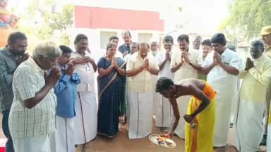 பழனி: கோரிக்கடவு பகுதியில் ஜாதி மதம் இனம் கட்சி பாகுபாடின்றி தமிழ்நாடு அரசின் திட்டங்கள் பொதுமக்களை சென்றடைவதாக அமைச்சர் சக்கரபாணி தெரிவித்தார்