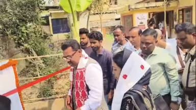 নগাঁও: জুৰীয়াত ২.৪২ কোটি টকীয়া হাস্পতাল ভৱনৰ আধাৰশিলা স্থাপন বিধায়ক নুৰুল হুদাৰ