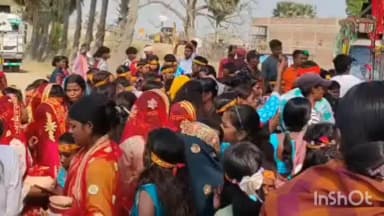 नरहट: सहगाजीपुर गांव में चैत्र नवरात्रा के अवसर पर भव्य कलश यात्रा निकाली गई, सैकड़ों श्रद्धालुओं ने किया जयकारा