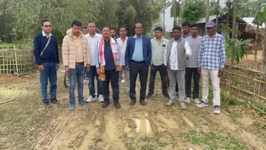 সোণাৰি: পূব নলবৰীয়া ঘিলাগুৰি নামঘৰৰ বিধস্ত বাট পথক লৈ সোণাৰিত কংগ্ৰেছ প্ৰাৰ্থী উৎপল গগৈৰ প্ৰতিক্ৰিয়া